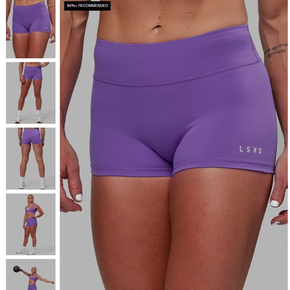LSKD RXD Micro Short Tights Iris Purple Shorts WTGH0016-Iris XL‎ NEW NWT - Picture 8 of 16